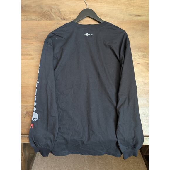 Carhartt Graphic T-Shirt Mens L Black Flame-Resistant Force Loose Fit 104130 NWT - Picture 2 of 4